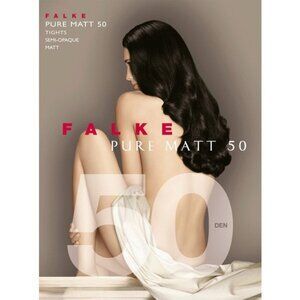Falke 50 Tights Pure Matt Semi Opaque 50 Den Color: Black Size: Small 43150